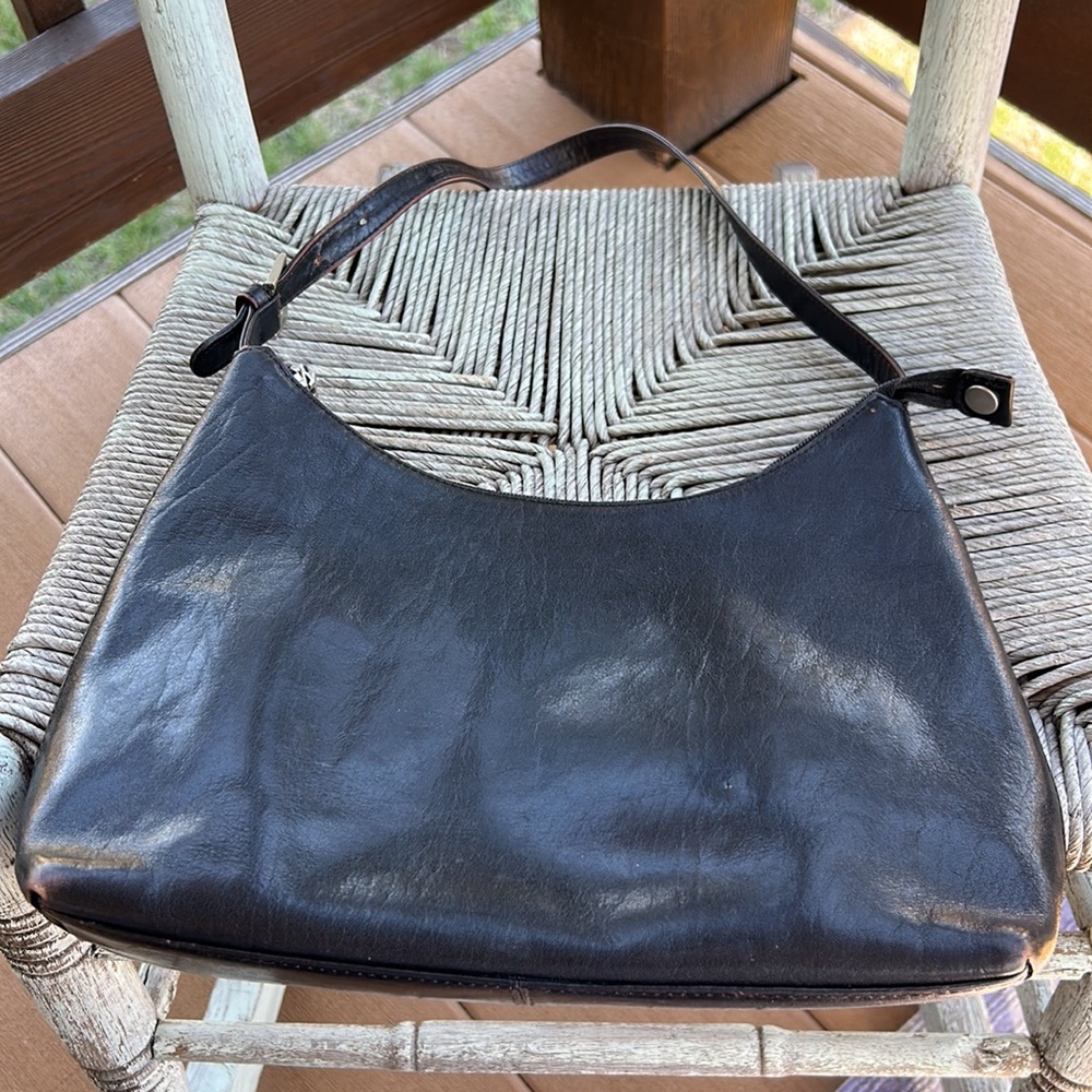 HOBO Black Leather Small Shoulder Bag~please read! - Picture 12 of 16